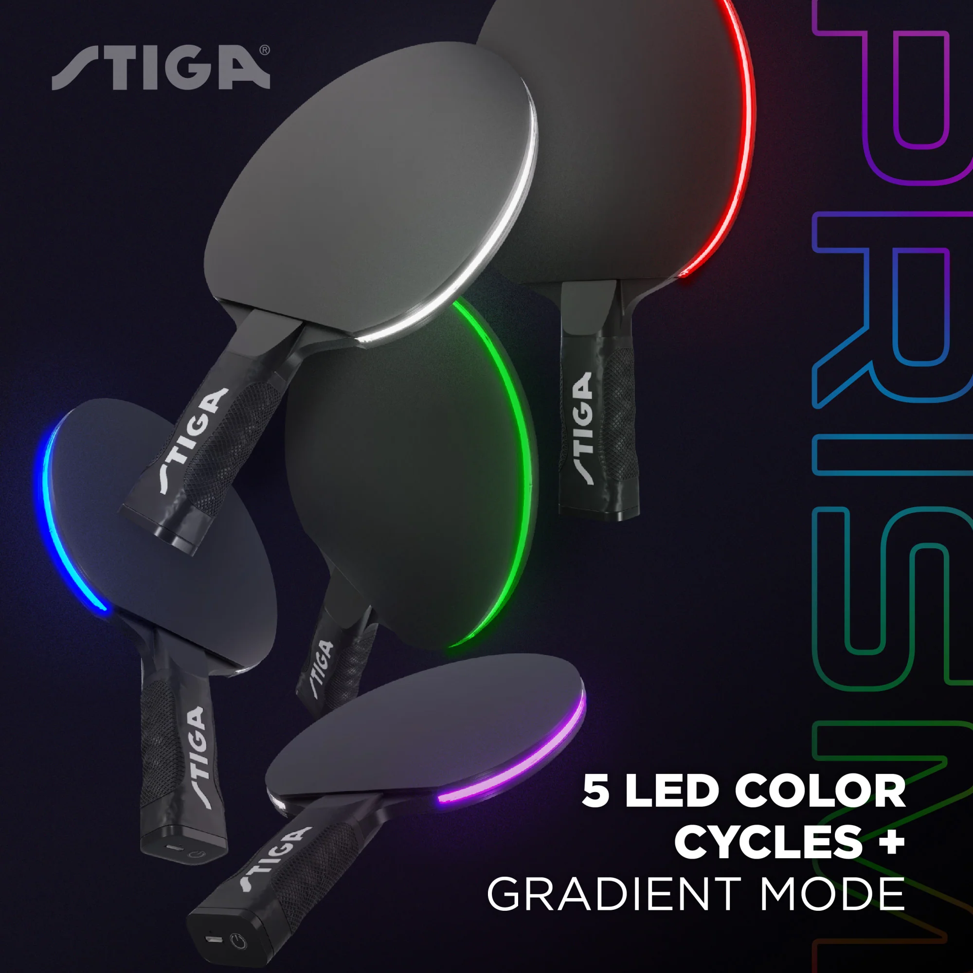Prism LED Color Changing Paddle Set - Image 3