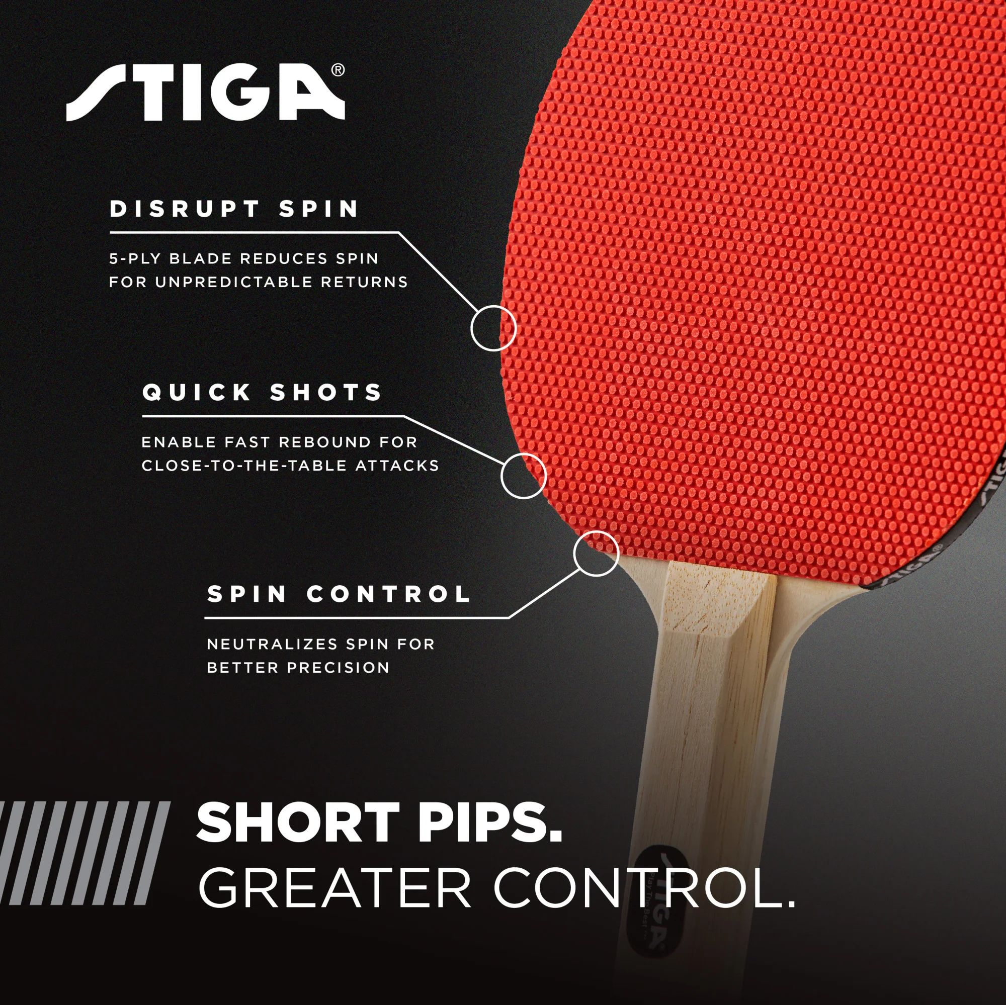 Classic 4 Player Table Tennis Racket Set - Image 3