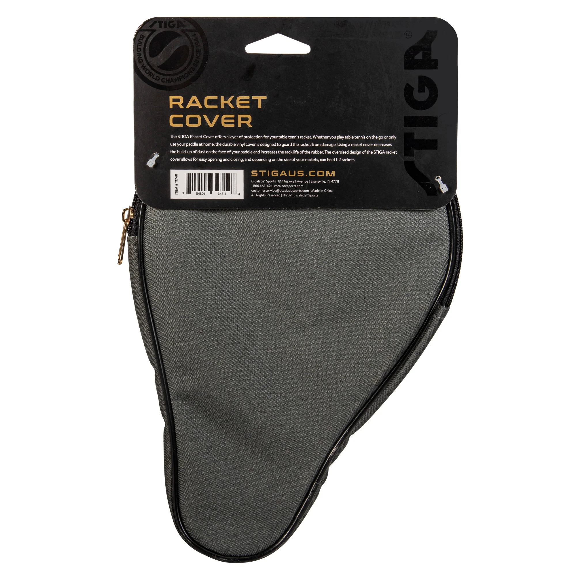 Gray & Black Racket Cover - Image 6